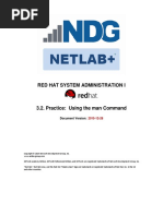 Red Hat System Administration I 3.2 Practice