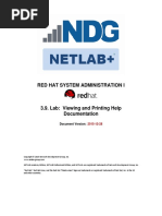 Red Hat System Administration I 3.9 Lab PDF