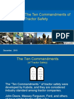 The Ten Commandments of Tractor Safety: December, 2010