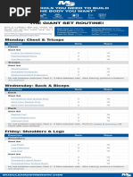 30 Day Military Athlete Workout. | PDF | Recreation | Weight Training