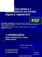 TEMA 3 Presentación: Aguas y Vegetación de La Península Ibérica
