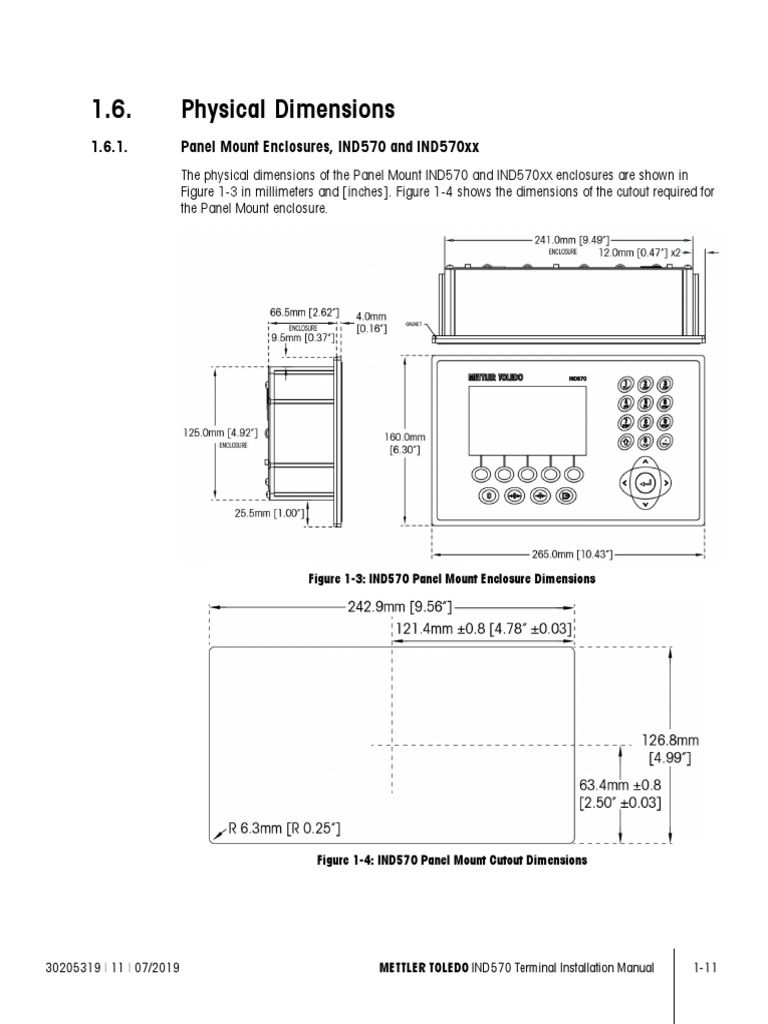 IND570 Terminal Installation Guide | PDF