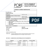 Ultracel CRC Membrane MSDS