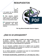 Generalidades de Los Presupuestos