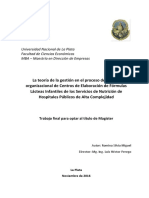  La Teoría de La Gestión en El Proceso de Cambio Organización de Centros de Elaboración de Fórmulas Lácteas Infantiles de Los Servicios de Nutrición de Hospitales Públicos de Alta Complejidad (1)