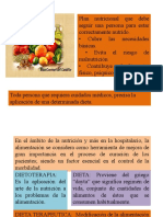 Clasificaciond de Tipos de Dietas