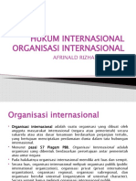 Hukum Internasional Pertemuan Ke 10 - Organisasi Internasional