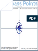 Compass Points Template PDF
