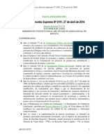 BO-DS-N2741 Especificación Combustibles Bolivia