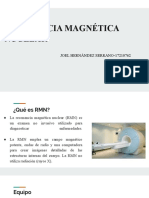 Resonancia Magnética Nuclear: Joel Hernández Serrano-17210762