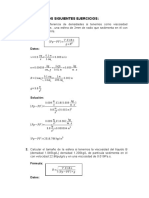 Eercicios de Sedimentación - Procesos 2