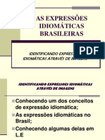 As Expressoes Idiomaticas Brasileiras