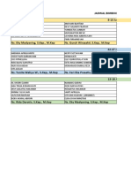 JADWAL BIMBINGAN