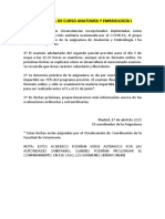 Aviso Corregido Final de Curso Anatomía y Embriología I PDF