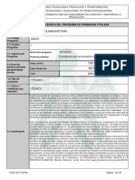 Tecnico Procesos de manufactura