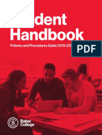 Student Handbook: Policies and Procedures Guide 2019-2020