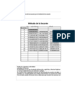 Ejercicio 6 Método de La Secante