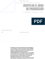 Disputar el modelo de producción - Revista Anfibia