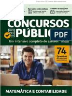 Concursos Públicos Matemática e Contabilidade