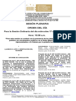 Plenaria-Orden Del Dia-Proyectos (2020-06-17)