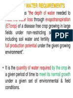 2.3. Crop Water Requirements