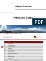 Predicate Logic: Intelligent Systems