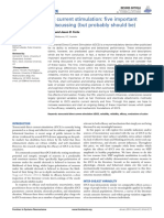 HORVATH Transcranial Direct Current Stimulation Five Important Issues We Aren't Discussing