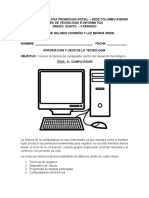Informatica - La Computadora - Roque - Grado Quinto - Ii Periodo - Clase N°01 - Año 2020