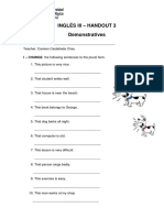 Inglés Iii - CGT - Sesión 1 - Handout 3