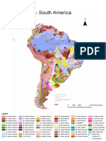 Soil Map of South America