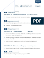 Resume Highlights Accounting Professional