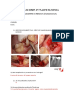 Actividad Complicaciones Intraoperatorias