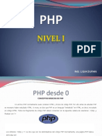 PHP NIVEL I
