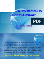 Role of Entreprenuer in Indian Economy