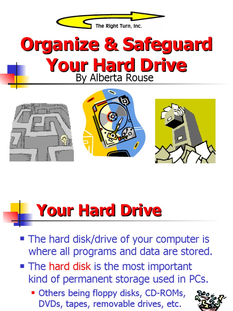 Organize & Safeguard Your Hard Drive PDF Computer File Hard Disk