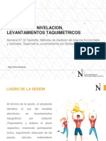 Semana 07 - El Teodolito - Métodos de Medición de Ángulos Horizontales y Verticales - Taquimetría - Levantamiento Por Radiación PDF