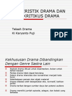 Karakteristik Drama Dan Syarat Kritikus Drama