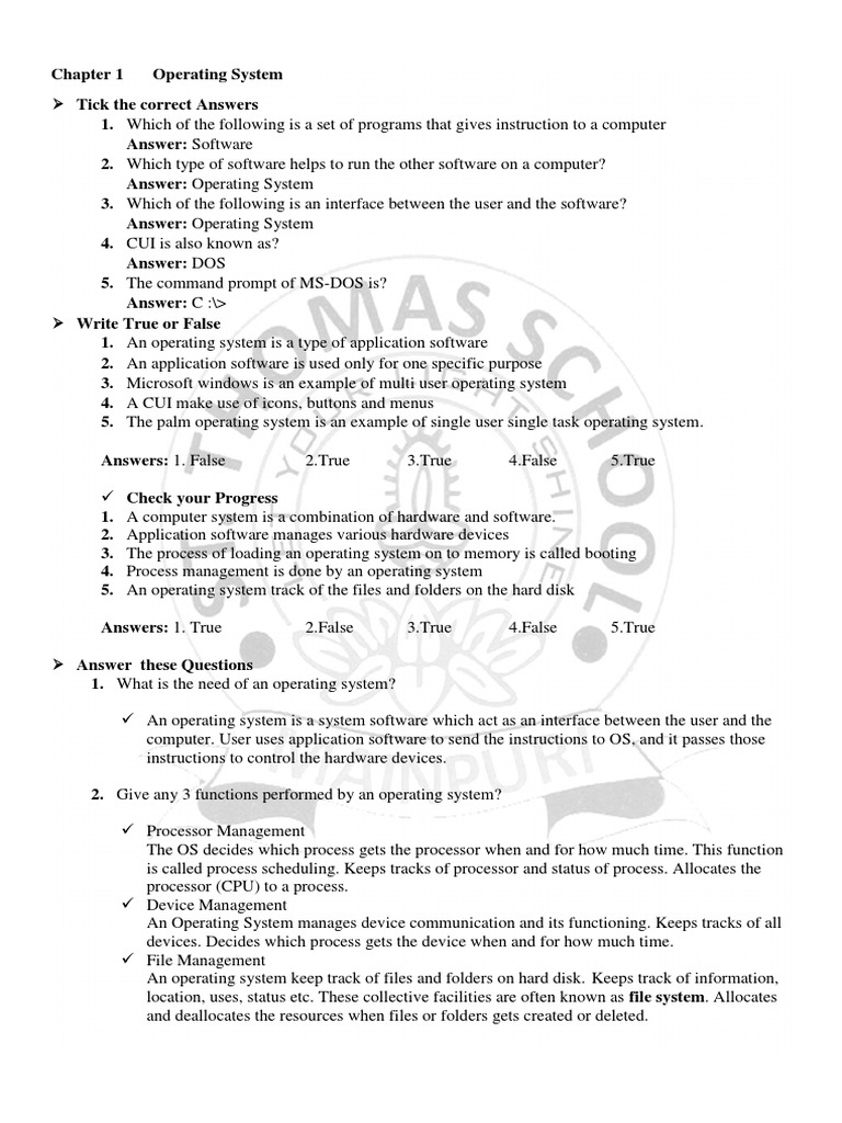 Class VIII | PDF | Operating System | Graphical User Interfaces