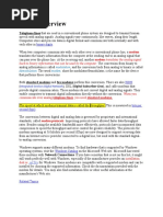 Modem Overview: Telephone Lines That Are Used in A Conventional Phone System Are Designed To Transmit Human