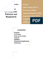 Divergent Development: Pakistan and Bangladesh