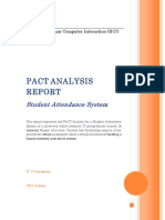 Pact Analysis: Student Attendance System