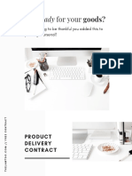 Product Delivery Agreement 1 PDF