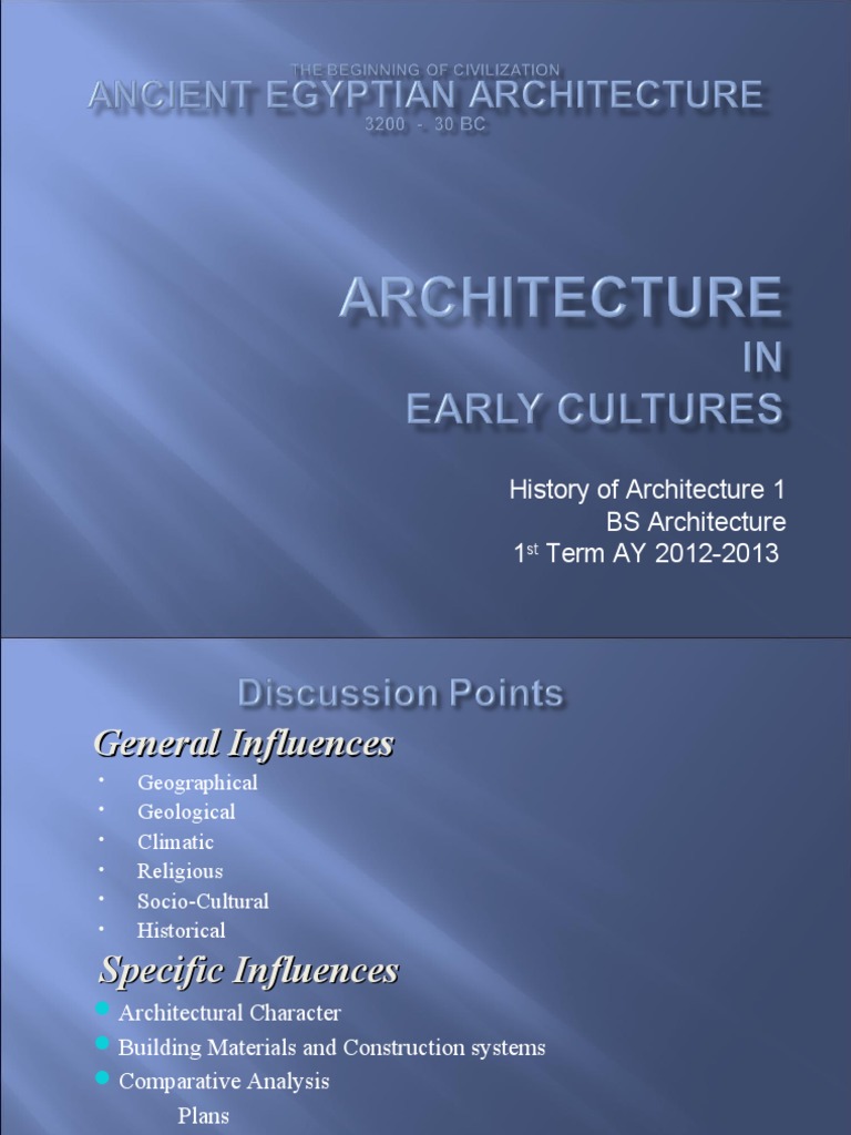 Ancient Egyptian Architecture Overview | PDF | Egyptian Pyramids ...