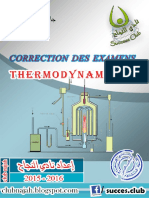 Thermodynamique 1 Examens 05 PDF