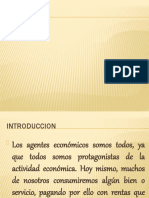 Tema 3 AGENTES ECONOMICOS Y FLUJO CIRCULAR DE LA ECONOMÍA