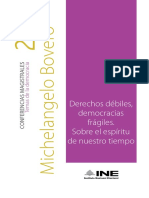 Derechos Débiles, Democracias Frágiles. Sobre El Espíritu de Nuestro Tiempo