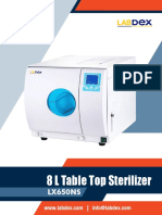 8 L Table Top Sterilizer: LX650NS