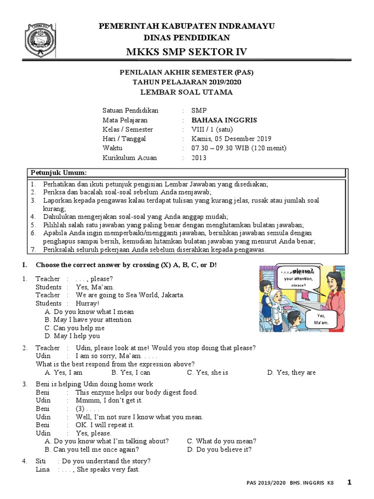 7 Soal Pas Inggris 8 Revisi Food And Drink Cookbooks Food Wine