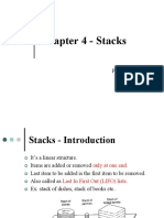 Stacks Chapter 4 Summary - LIFO Data Structure Applications