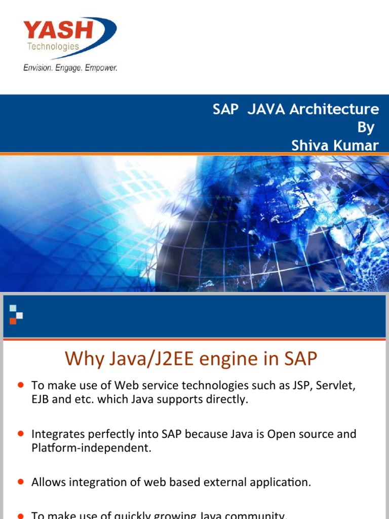 SAP JAVA Architecture by Shiva Kumar Click To Edit Master Title Style